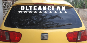 Sticker decorativ auto, Tuning auto, 90 x 10 cm - "Oltean Club!"